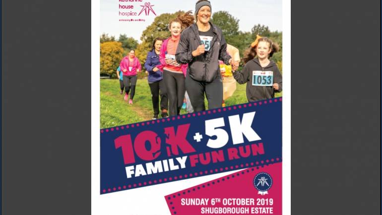 Katharine House Fun Run 10k and 5k Sunday 6th October 2019